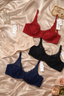 Soft Nylon Lace Underwire Bra