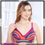 Non-Padded Cute Printed Design Comfy Wireless Bra