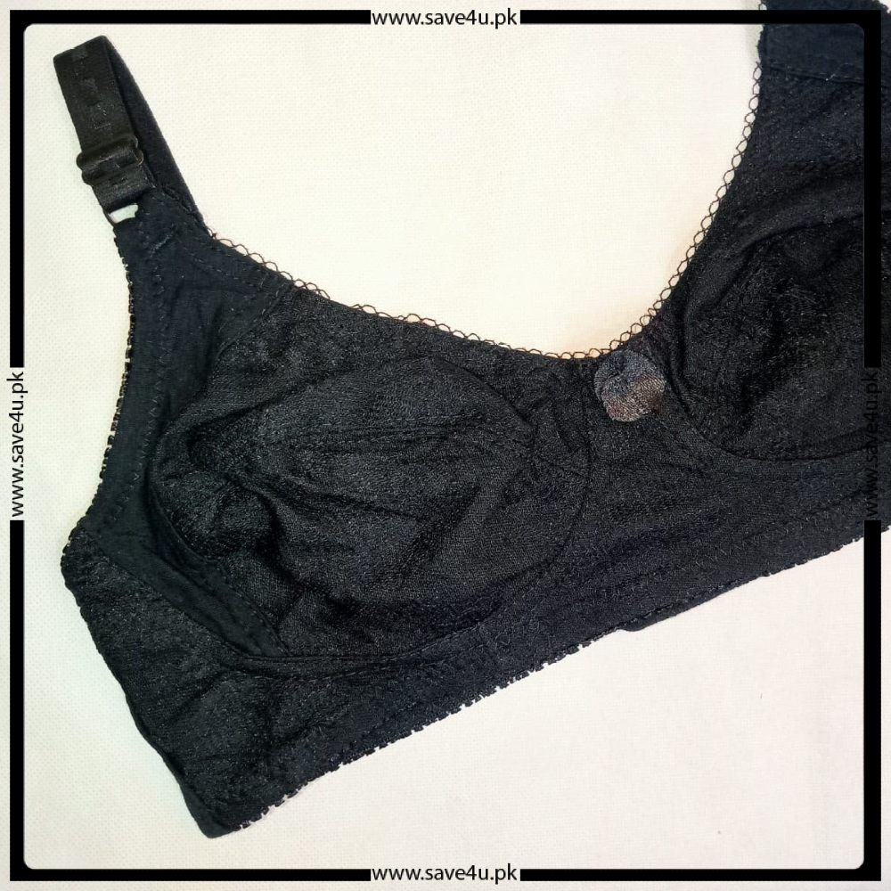 Ladies Floral Lace Design Non-Padded Wireless Bra