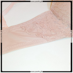 Thin Padded Floral Lace Design Wired Push-up Bra