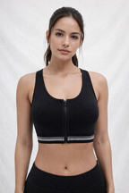 Front Zip Sports Bra