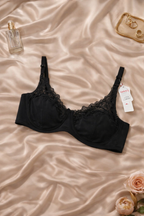 Soft Nylon Lace Underwire Bra