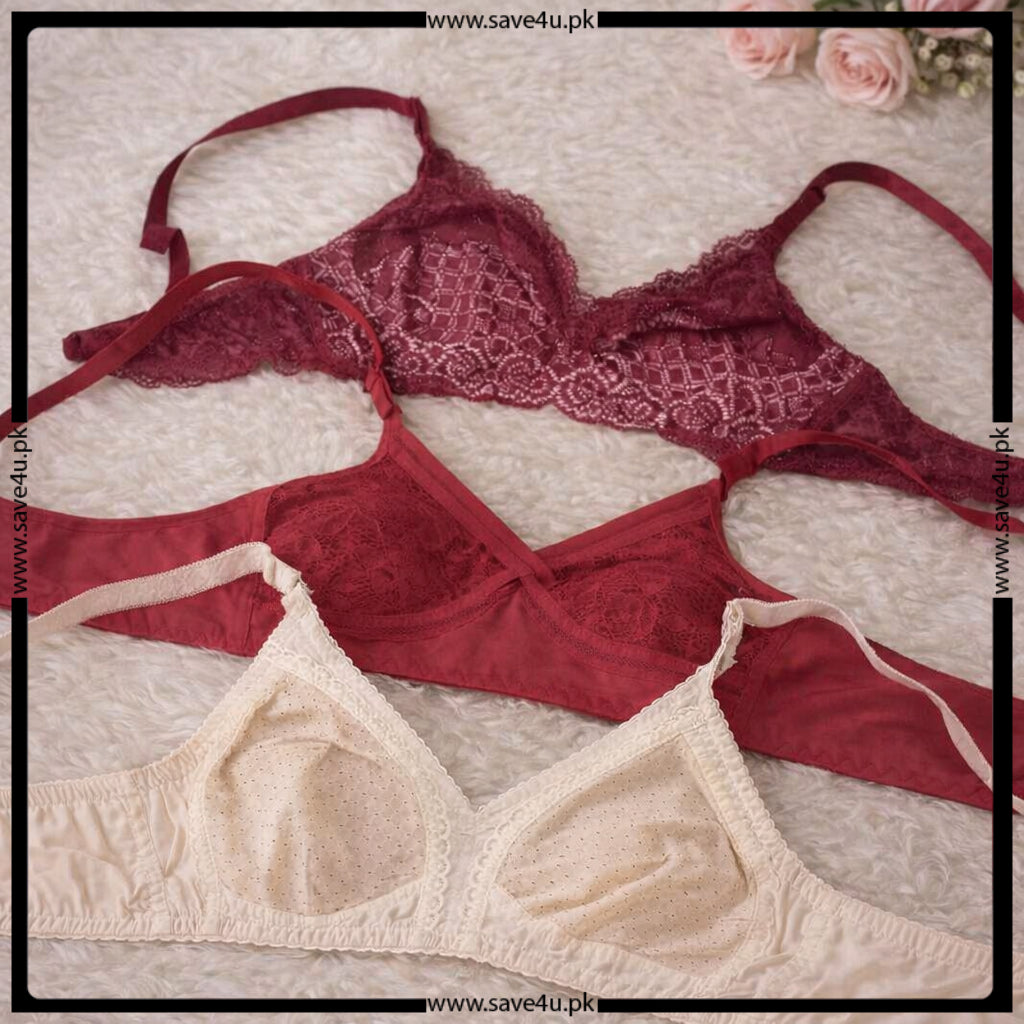 Pack of 3 Soft Dailywear Bras