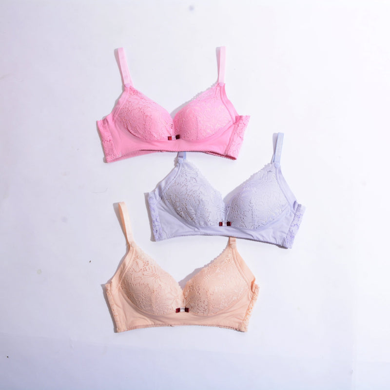 Pack of 2 Thin Padded Wireless Bra