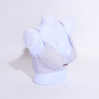 Non Wired Padded Lace Button Nursing bra