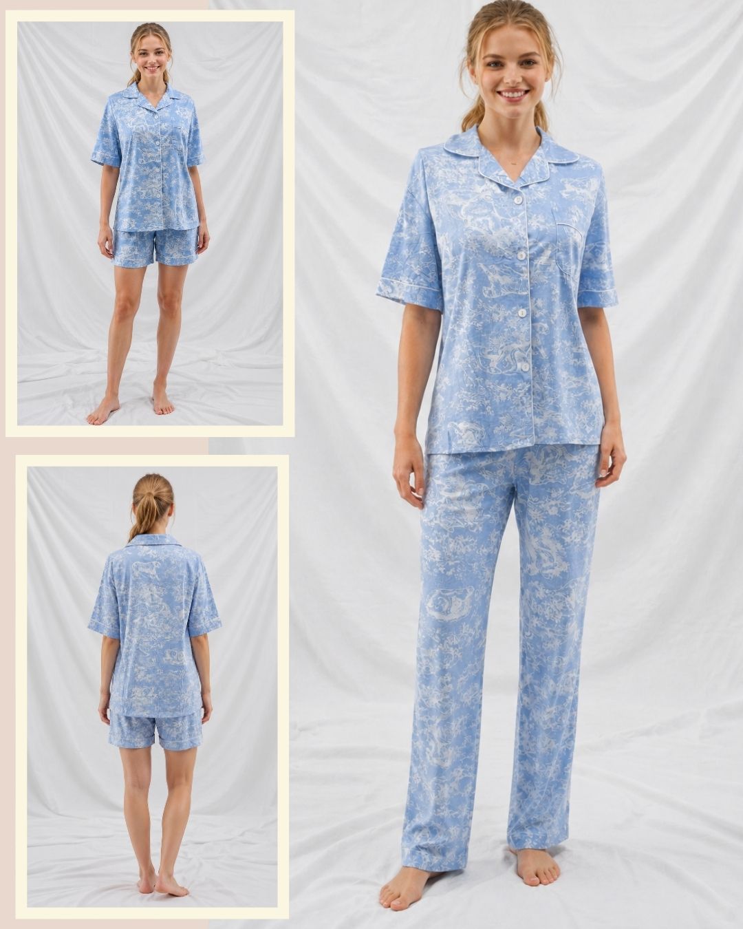 Printed T-Shirt & Pajama Set