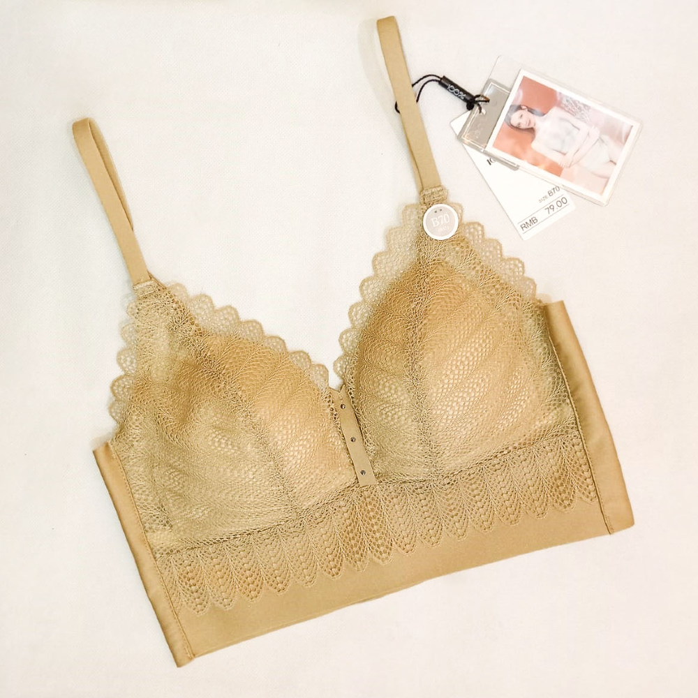 Floral Lace Design Pull Over Lightly Bra Main image