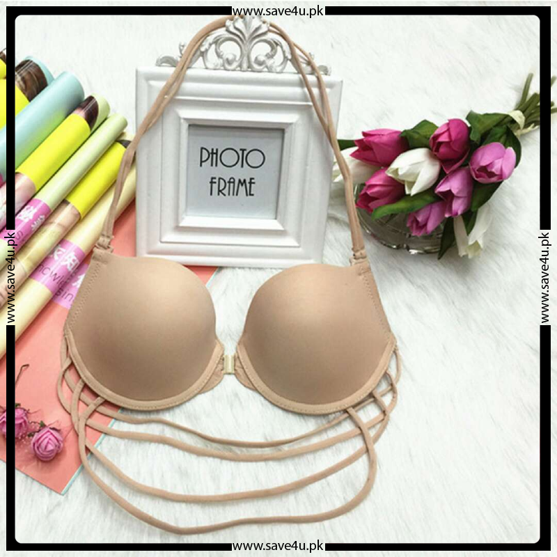 Front Hook Open Wired Seamless Push Up Bra Main image