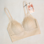 Floral Lace Design Pull Over Lightly Bra