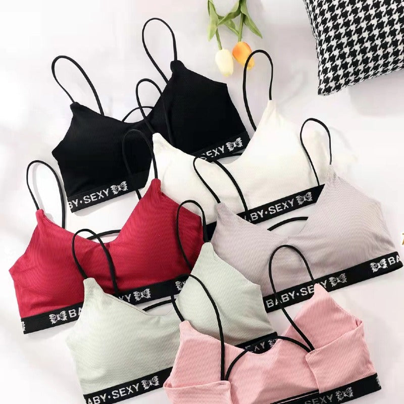 Pack of 2 Thin Padded Wireless Bra Secondary image