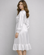 Chic Stylish White Robe