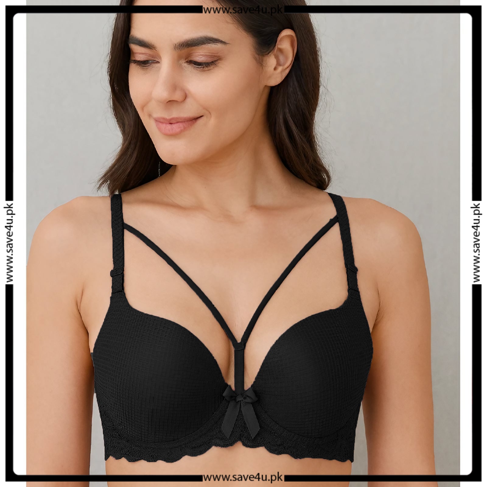 Soft Charm Strappy Push-Up Bra Secondary image