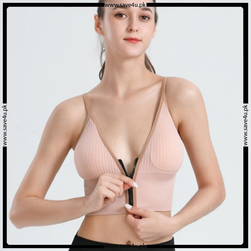 Front Open Crop Top Fashionable Bra Main image