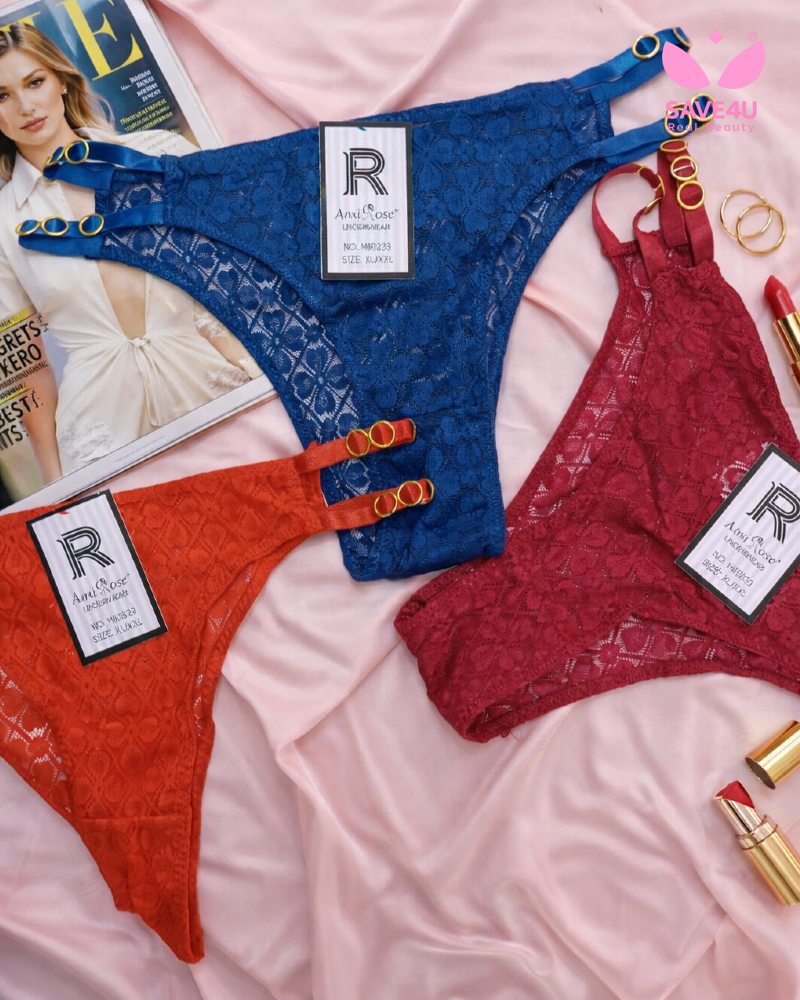 Ring Lace Thong Panties Secondary image