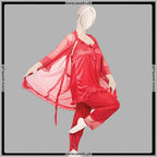 3 Pcs Satin Silk Chic Smooth Nighty