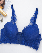 Thin Padded Front Hook Wired Coverage Bra