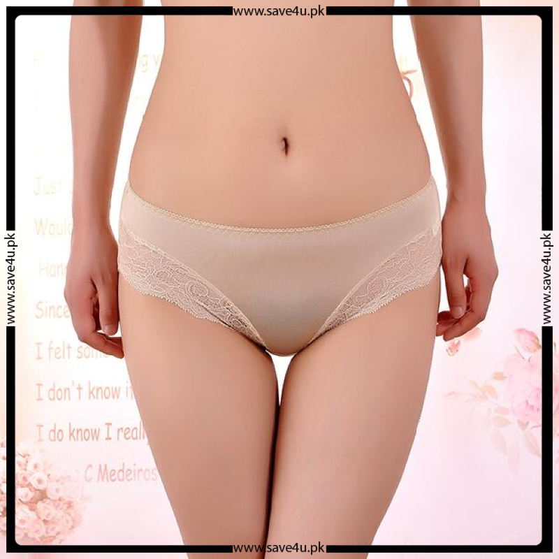 Pack of 2 Nylon Trim Lace Design Panties Secondary image
