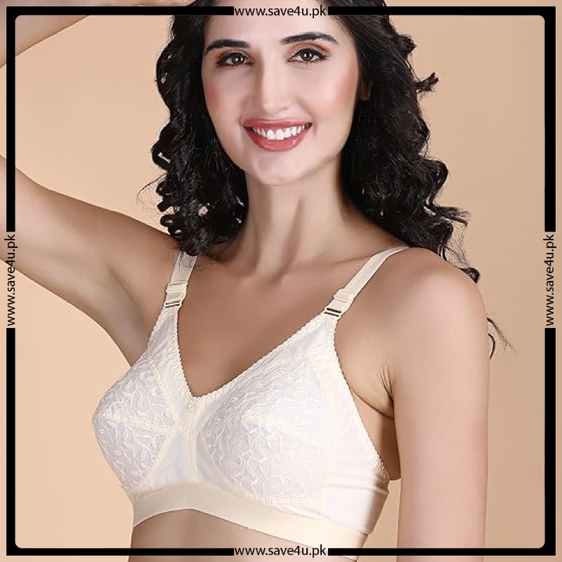 Non Padded Non Wired Embroidered Bra Secondary image