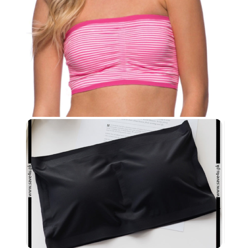 Pack of 2 Strapless Padded Wireless Bra Secondary image