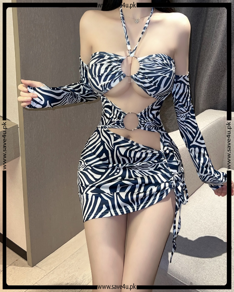 Zebra Luxe Dress Secondary image