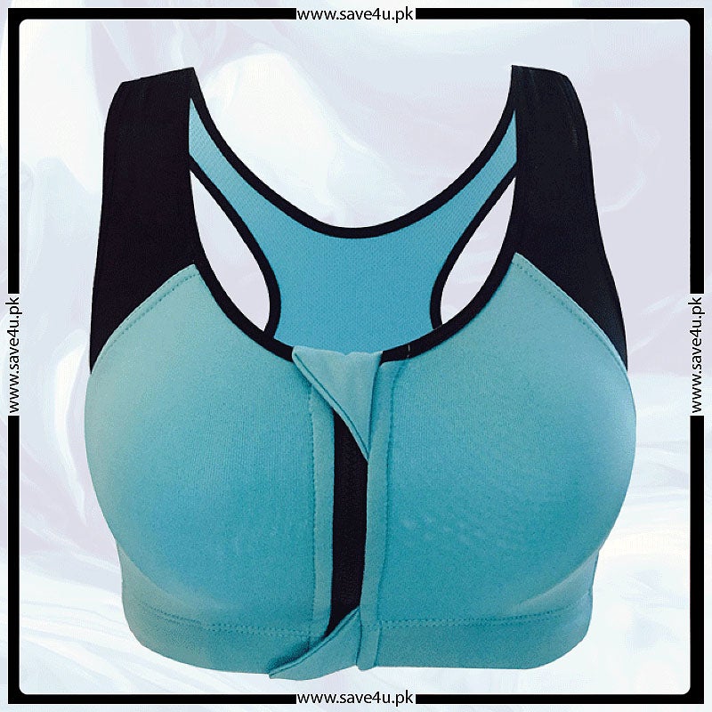 Front Open Zipper Comfortable Sports Bra Secondary image