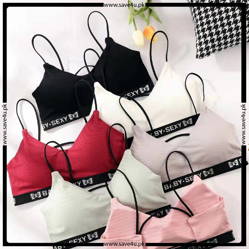 Thin Padded Removable Pads Non Wired Sports bra Main image