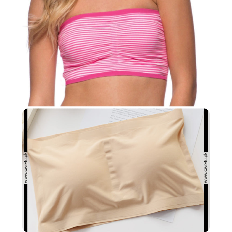 Pack of 2 Strapless Padded Wireless Bra Main image