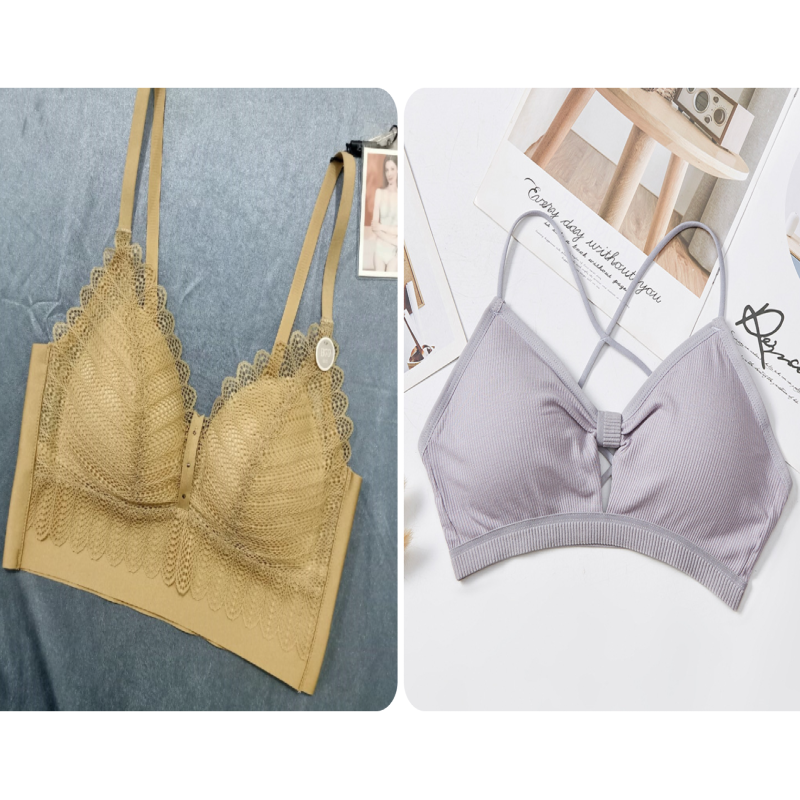 Pack of 2 Thin Padded Wireless Bra Secondary image
