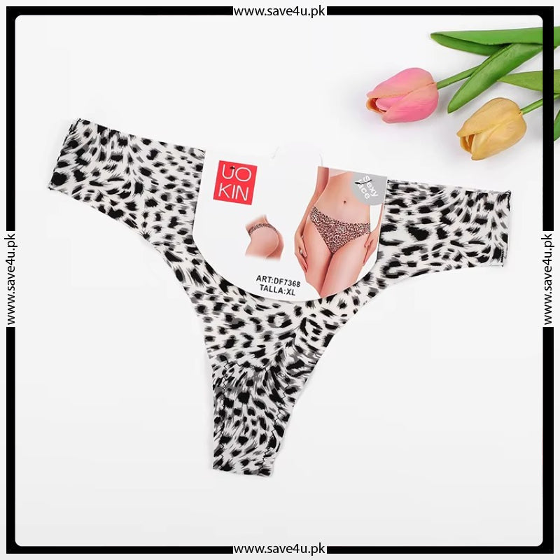 Pack of 2 Cheeta Printed Thong Panties Secondary image