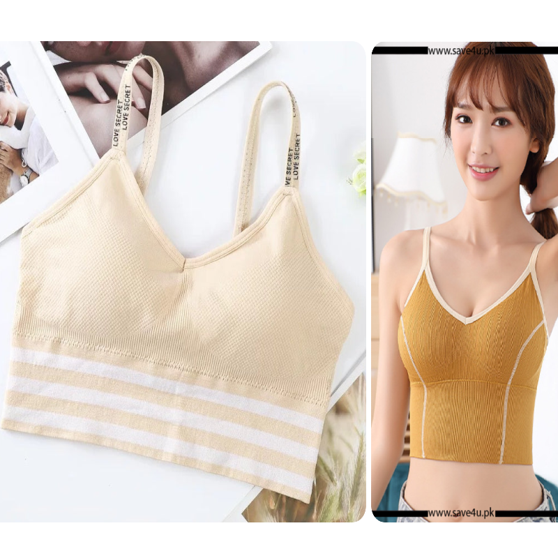 Pack of 2 Thin Padded Wireless Bra Main image