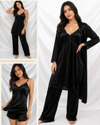 Luxury Soft Satin Silk Bridal 5 Pcs Nightwear