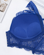 Thin Padded Front Hook Wired Coverage Bra