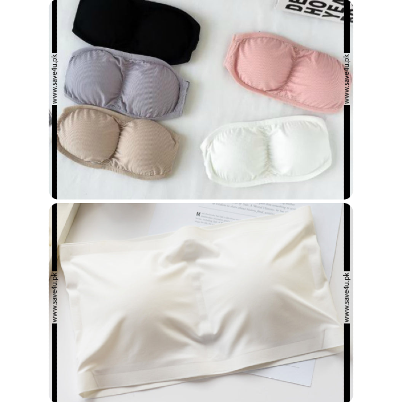 Pack of 2 Strapless Padded Wireless Bra Main image