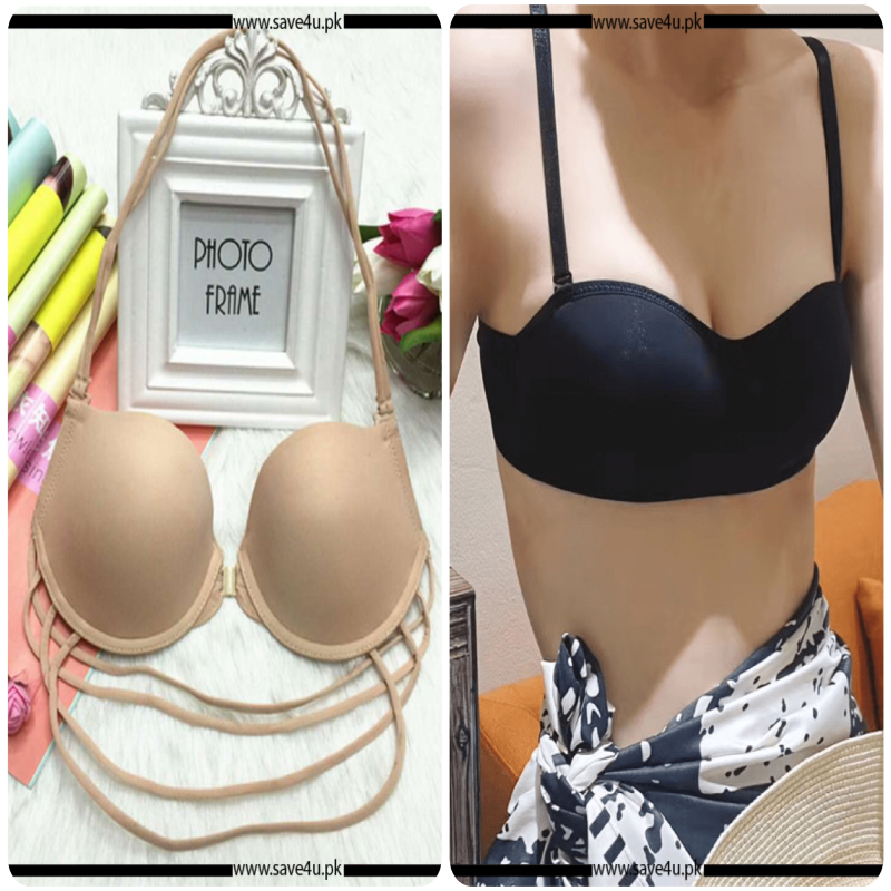 Pack of 2 Thin Padded Wired Bra Main image