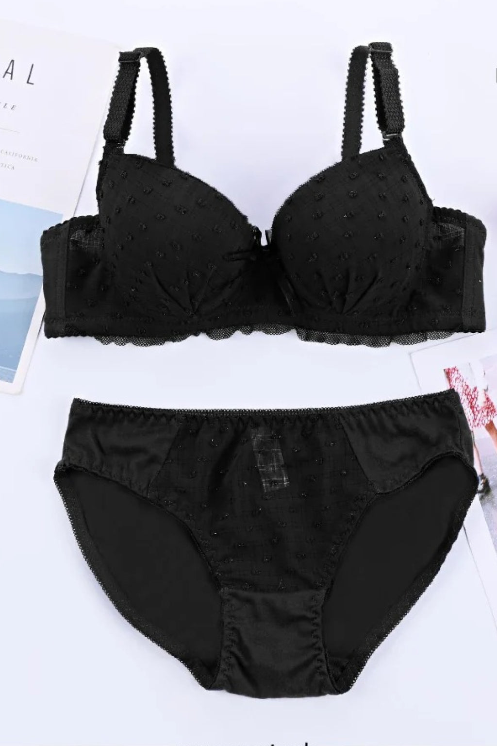 Double Padded Push Up Bra With Panty Main image