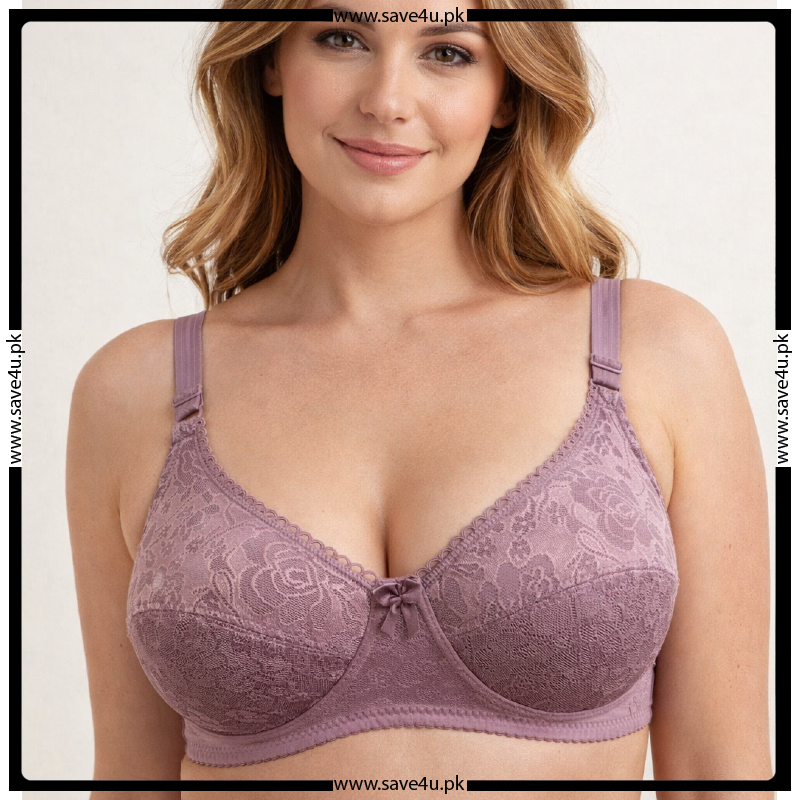 Soft Padding Wireless Nylon Bra