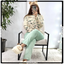 Printed Cozy Winter's Warm Pj Suit