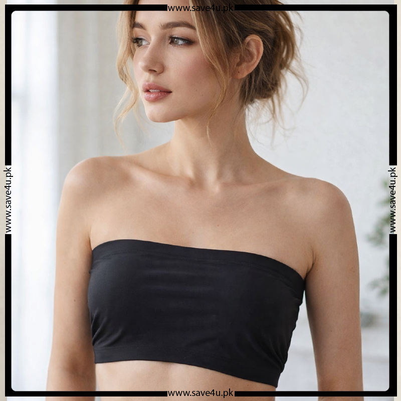 Strapless Bandeau Stretchy Tube Top Bra