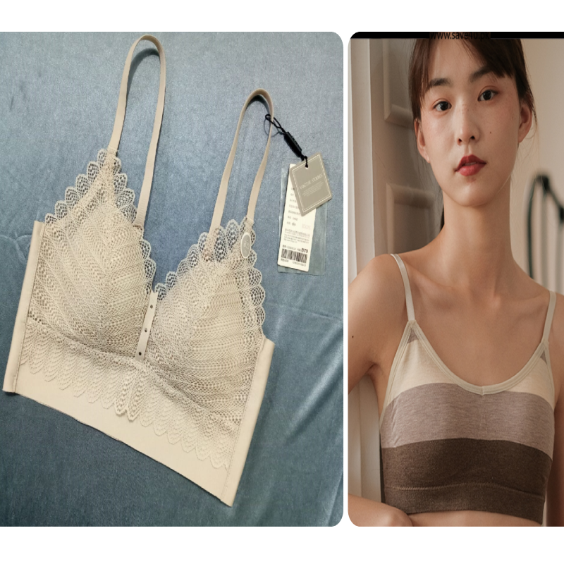Pack of 2 Thin Padded Wireless Bra Main image
