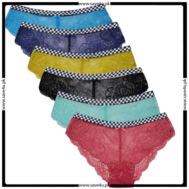 Pack of 3 Full Lace Thong panties Secondary image