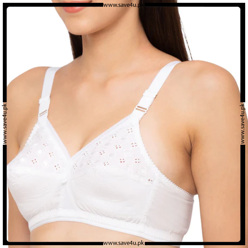 Non Padded Non Wired Embroidered For Women (Komal Bra)