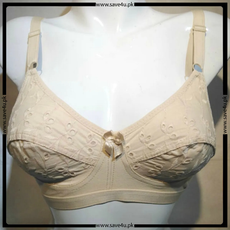 Ladies Soft Cotton Non-Padded Non-Wired Bra Main image