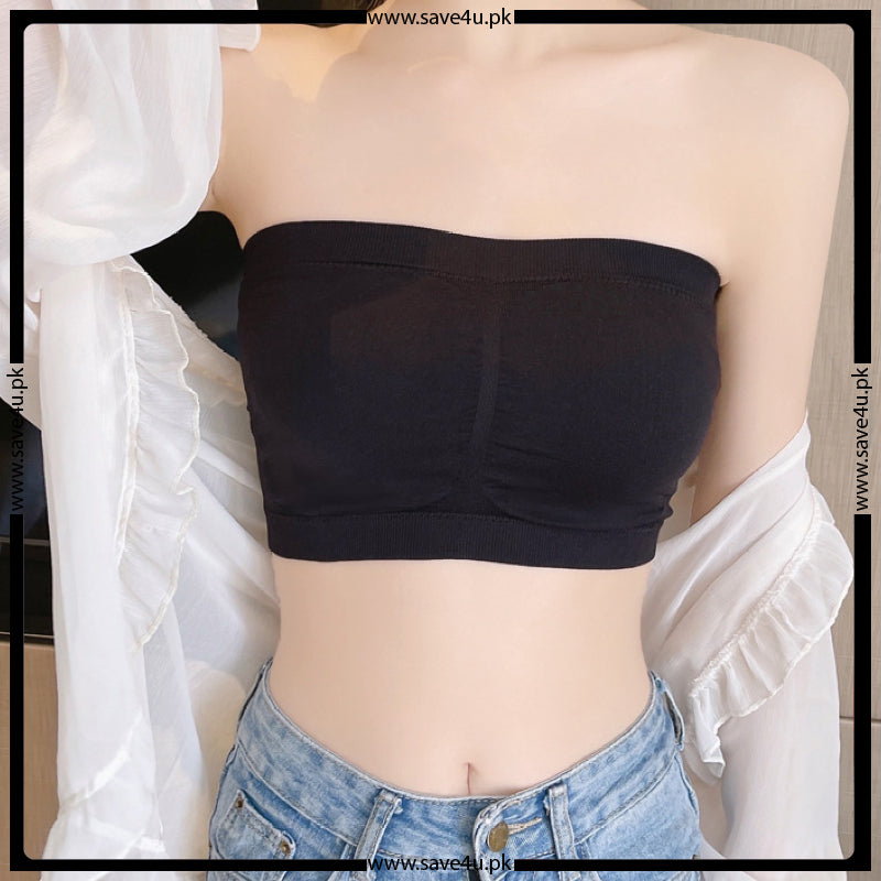 Pack of 2 Strapless Padded Wireless Bra