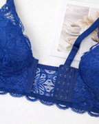 Thin Padded Front Hook Wired Coverage Bra