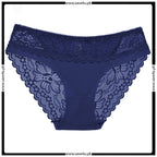 Pack of 2 Lace Trim Breathable Brief Panties