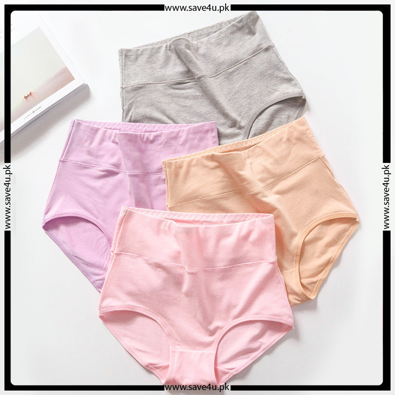 Pack of 2 Soft Cotton High Waist Panties Main image