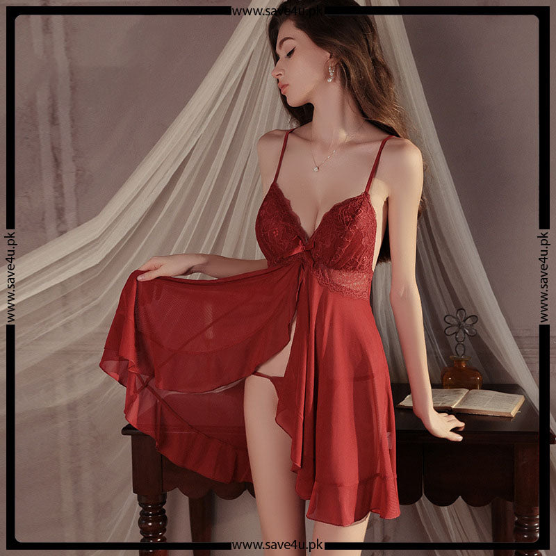 Romantic Whispers Lace Lingerie Secondary image