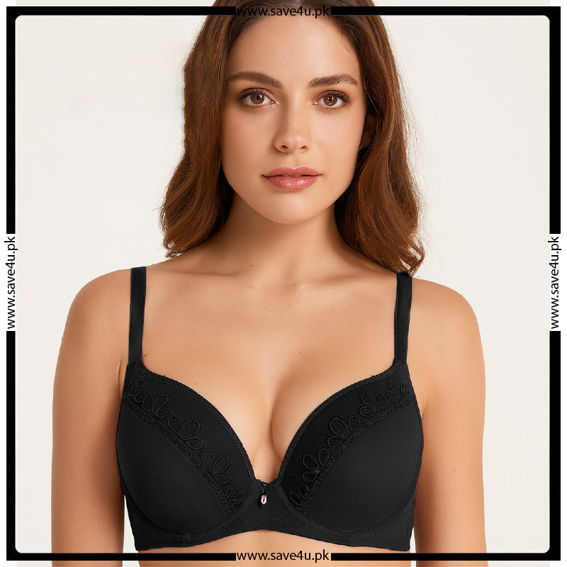 Elegant Nylon Push Up Wired Bra Secondary image