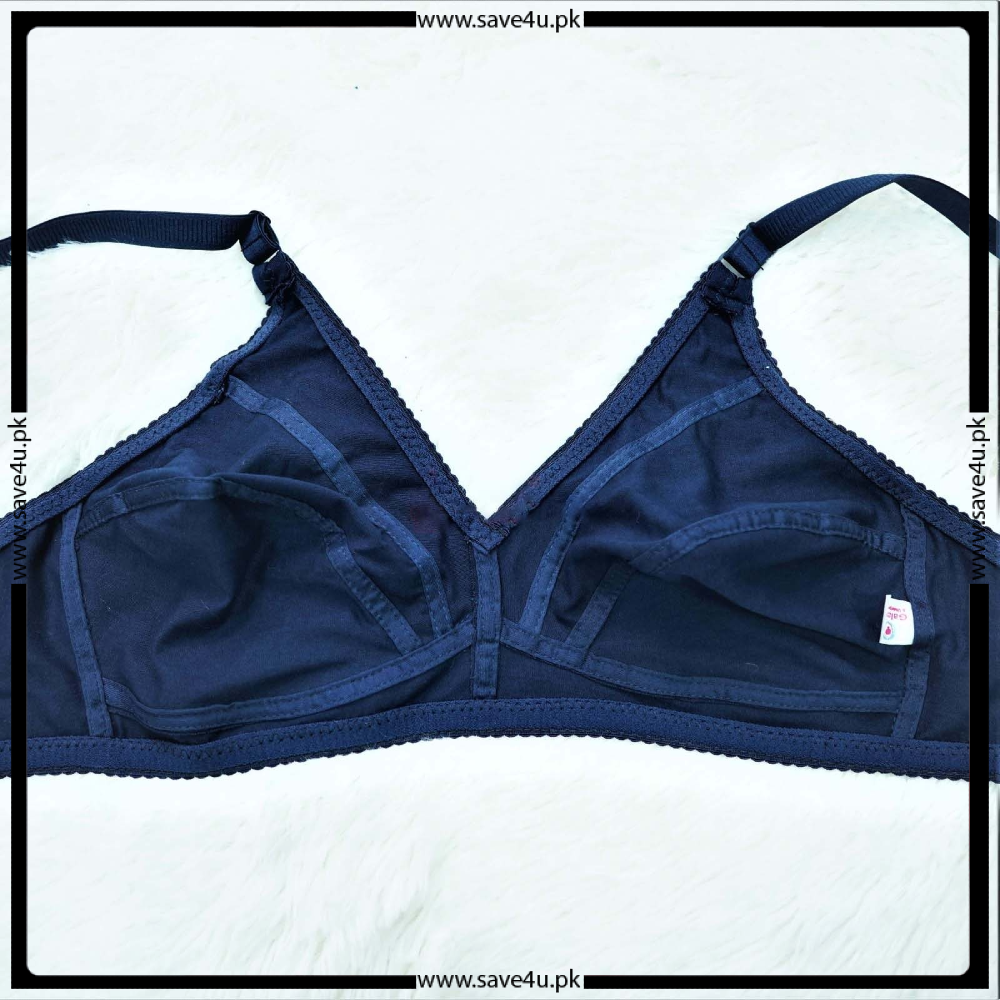 Ladies's Soft Cotton Non-Padded Wireless Comfy Bra Secondary image