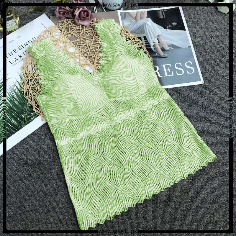 Halter Bra Bralette Non Wired Padded Bra Secondary image